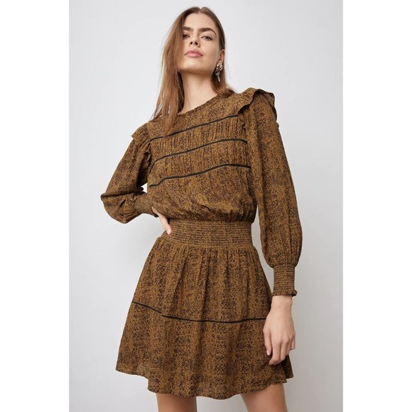 NWT Rails Faren Dress in Sepia Python M - Picture 3 of 5